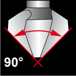 90 degree countersink