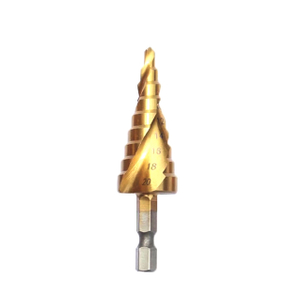 Prime Quality HSS Titanium Coating Step Drill Bits for Hole Drilling