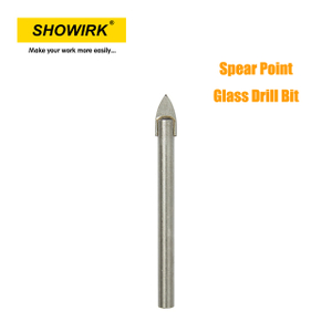 Tungsten Carbide Tipped Spear Point Glass and Tile Drills