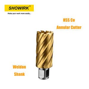 HSS E Annular Cutter with Weldon Shank for Industrial Usage
