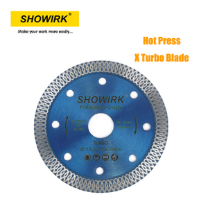 Expert Quality 110mm Turbo X Blade Hot Pressed Longlife Cutting Blade