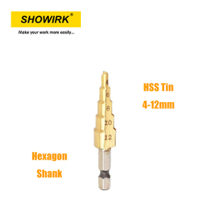HSS-G Straight Flute Step Drill for Drilling Metal