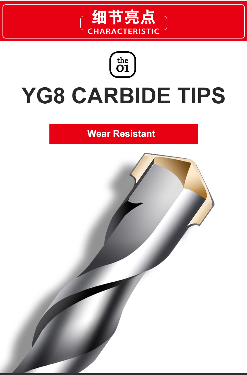 SDS Single Cut Drill Bit