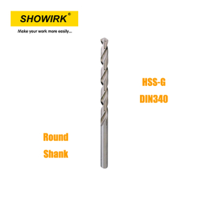 HSS-G DIN340 Fully Ground Long Twist Drill Bit for Drilling Metal
