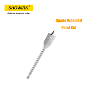 Carbon Steel Spade Flat Wood Drill Bit for Hardwood Drilling