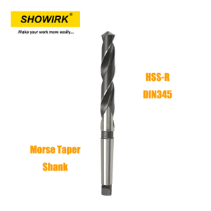 HSS Morse Taper Roll Forged Drill Bits in DIN345 Standard for Metal Drilling