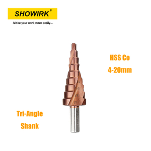 Wear-resistant Sprial Flute Step Drill for Drilling Metal